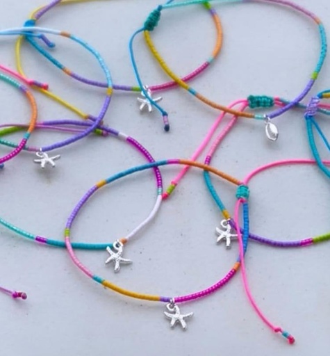[YTC-15000] PULSERA HILO MEDALLA